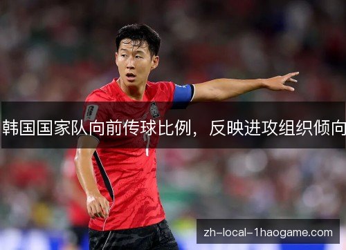 韩国国家队向前传球比例，反映进攻组织倾向